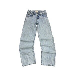 Motel Rocks Light Blue Wide Leg Flare Jeans - please see measurements :)